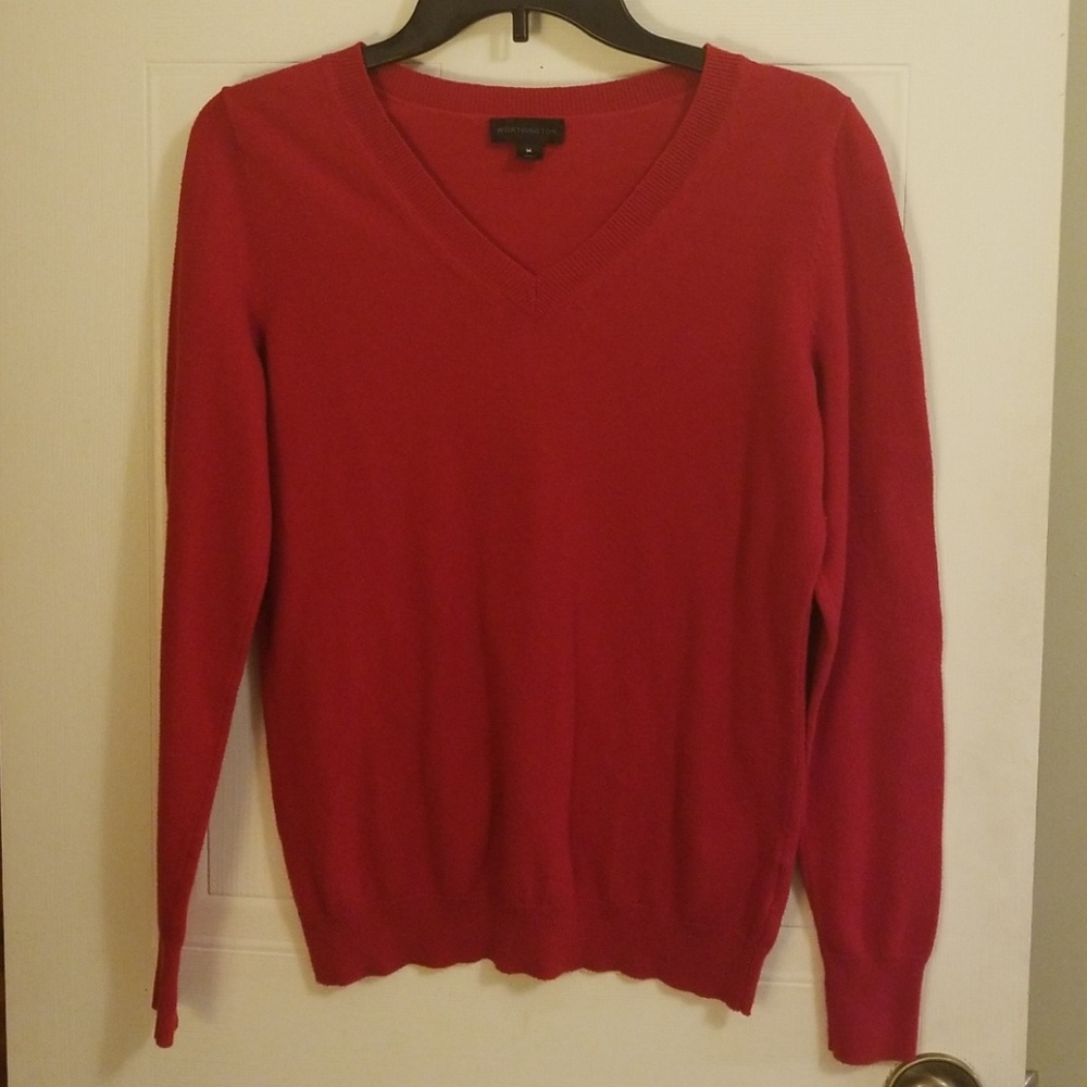 Women's red Worthington sweater